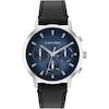 Thumbnail Image 1 of Calvin Klein Men's Blue Ombre Dial Black Leather Strap Watch