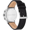 Thumbnail Image 2 of Calvin Klein Men's Blue Ombre Dial Black Leather Strap Watch