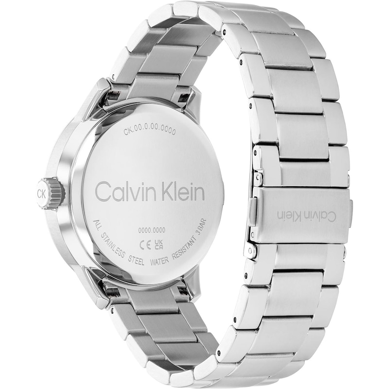 Main Image 3 of Calvin Klein Men's Blue Linear Dial Stainless Steel Bracelet Watch
