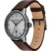 Thumbnail Image 3 of Calvin Klein Men's Grey Linear Dial Brown Leather Strap Watch