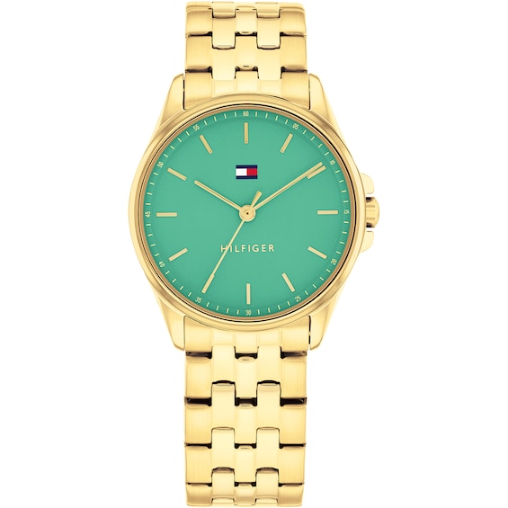 Tommy Hilfiger Women's Gold Plated Bracelet Watch