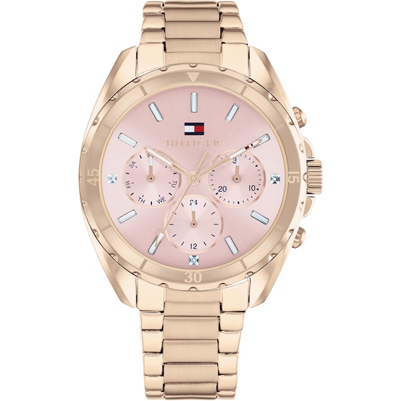 Tommy Hilfiger Ladies' Carnation Gold Ip Bracelet Watch