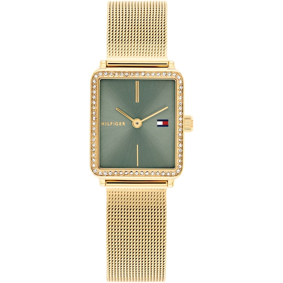 Tommy Hilfiger Women's Gold Plated Mesh Watch