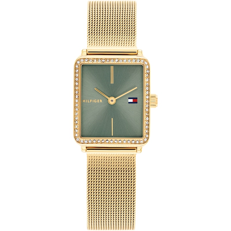 Main Image 1 of Tommy Hilfiger Ladies' Gold Plated Mesh Watch