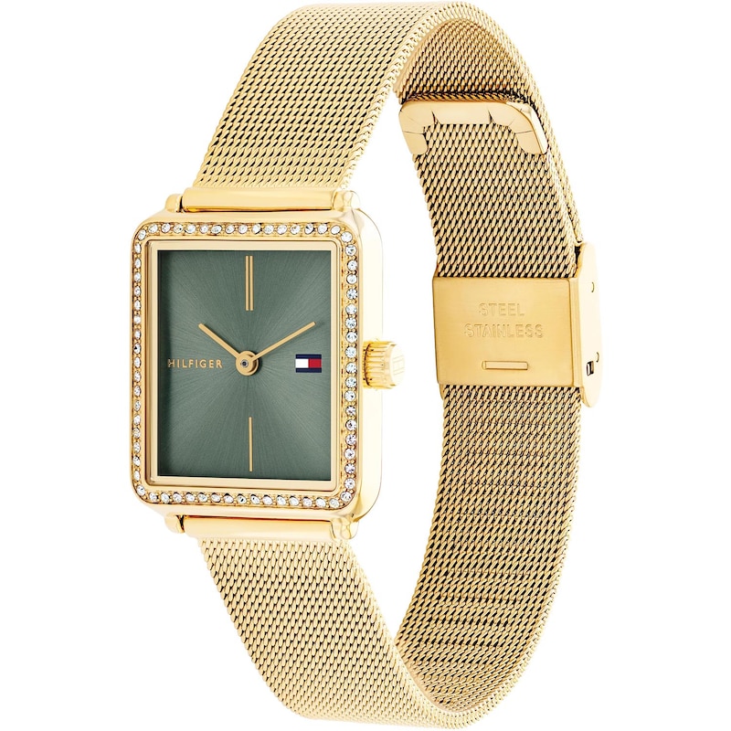Main Image 3 of Tommy Hilfiger Ladies' Gold Plated Mesh Watch
