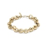 Thumbnail Image 2 of Olivia Burton Women's Honeycomb Light Gold Tone Link Bracelet
