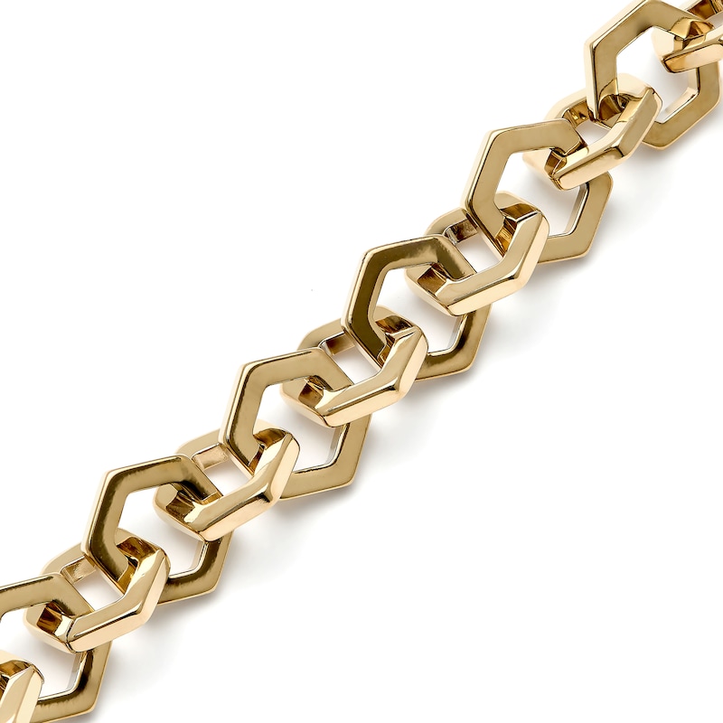 Main Image 3 of Olivia Burton Women's Honeycomb Light Gold Tone Link Bracelet