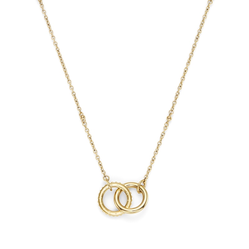 Main Image 1 of Olivia Burton Ladies' Light Gold Tone Amity Interlock Necklace