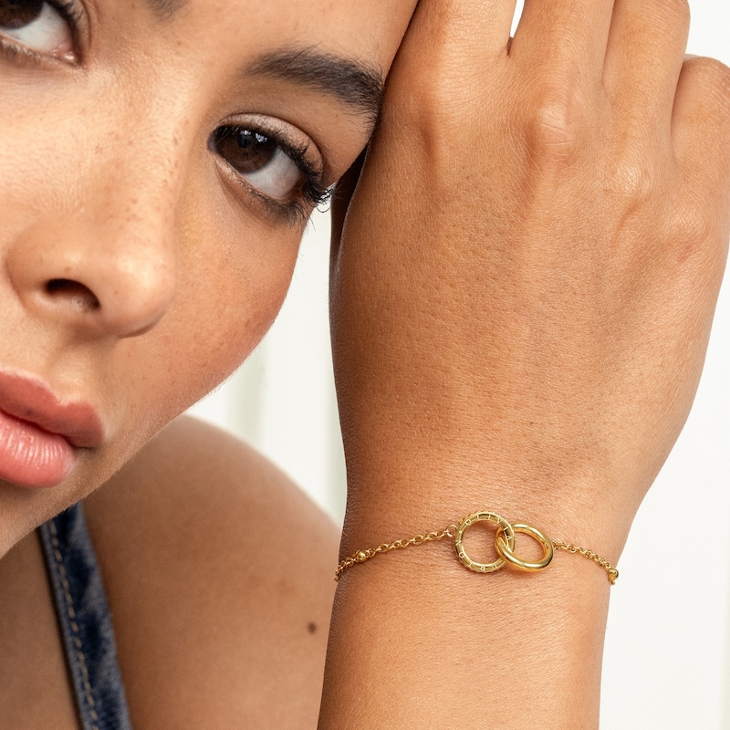 Main Image 4 of Olivia Burton Ladies' Light Gold Tone Amity Interlock Bracelet
