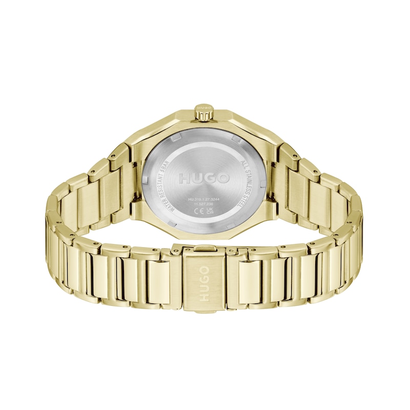 Main Image 3 of HUGO #GRAIL FOR HER Light Yellow Gold Tone Bracelet Watch