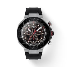 Tissot T-Racce Moto GP Quartz 2025 Men's Black Silicone Strap Watch
