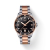 Thumbnail Image 1 of Tissot Seastar Quartz Black Dial Two Tone Rose Stainless Steel Watch