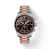 Thumbnail Image 1 of Tissot PR 516 Chronograph Black Dial Rose Two Tone Bracelet Watch