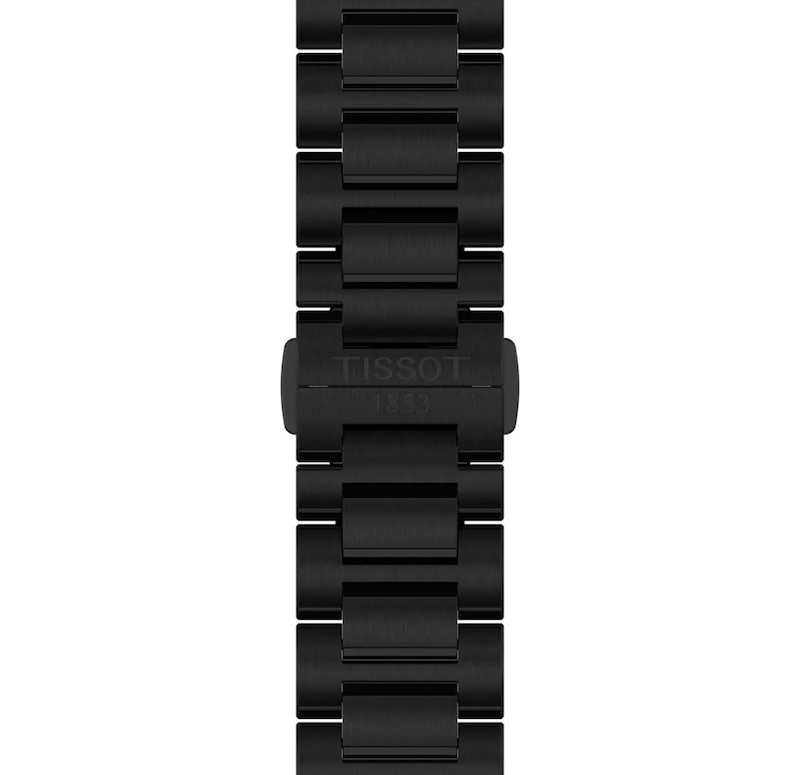 Main Image 4 of Tissot PR100 Solar Men's Black PVD Stainless Steel Bracelet Watch