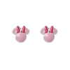Thumbnail Image 1 of Disney Sterling Silver Minnie Mouse Pink Enamel Stud Earrings