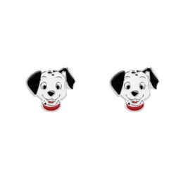 Disney 101 Dalmatians Sterling Silver Enamel Stud Earrings