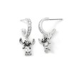 Thumbnail Image 2 of Disney Sterling Silver Stitch Hanging Stone Set Drop Earrings