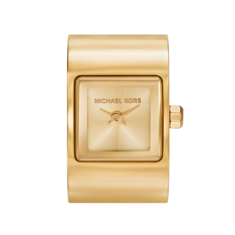 Main Image 2 of Michael Kors Ladies' Darrington Gold Tone Stainless Steel Watch Ring