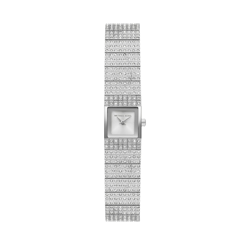 Main Image 1 of Michael Kors Ladies' Darrington Stainless Steel Stone Set Bracelet Watch
