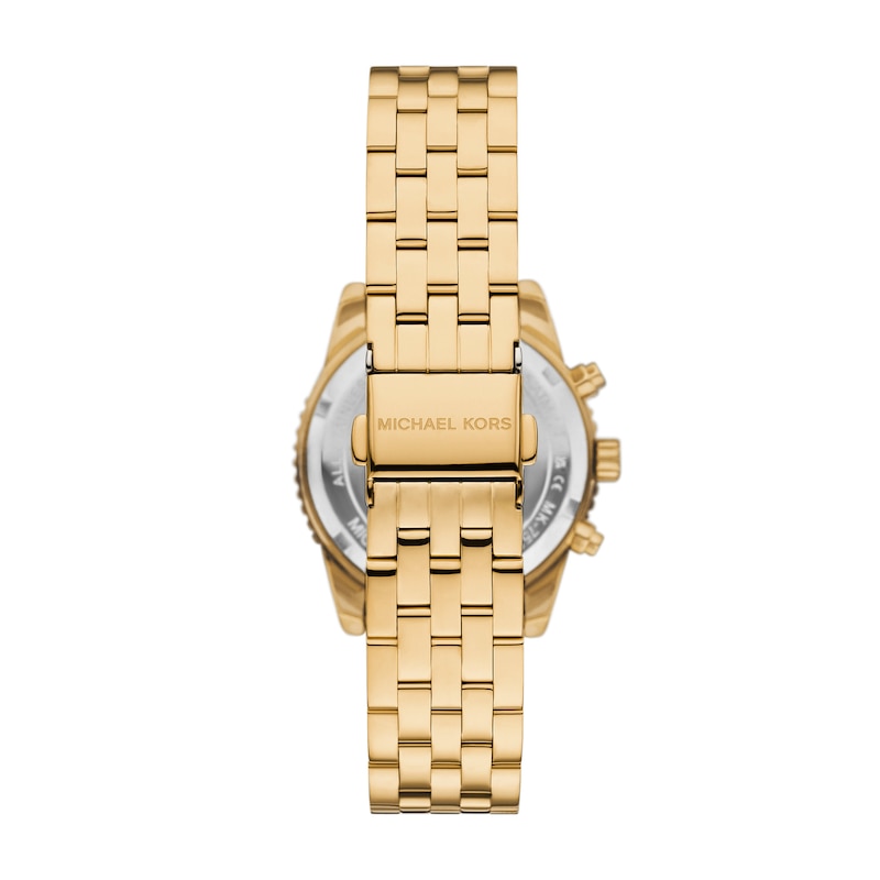Main Image 2 of Michael Kors Mini Ritz Chronograph Gold Tone Stainless Steel Watch