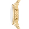 Thumbnail Image 3 of Michael Kors Mini Ritz Chronograph Gold Tone Stainless Steel Watch
