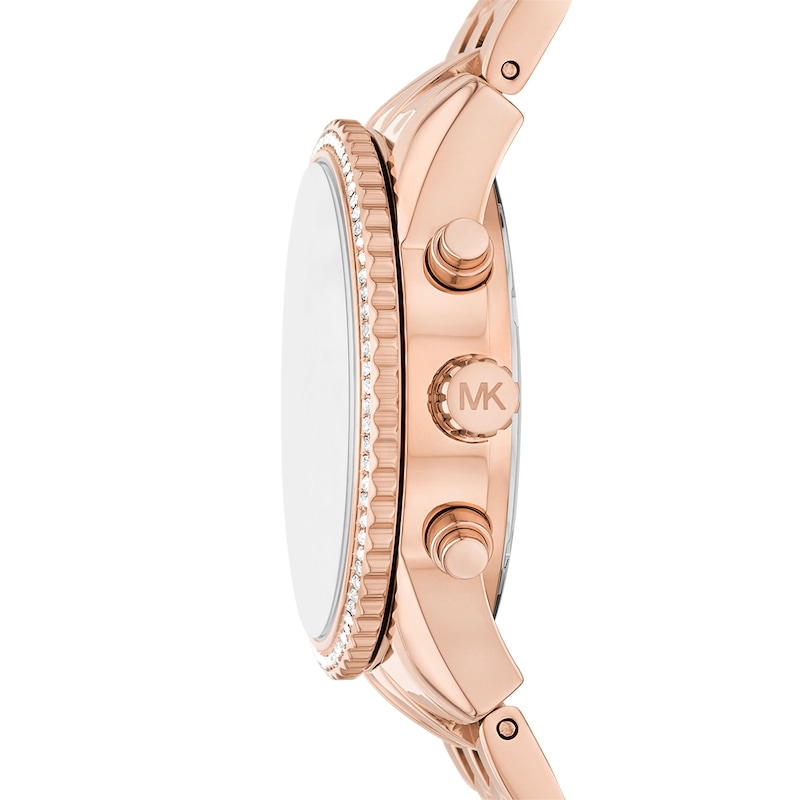 Main Image 3 of Michael Kors Mini Bryant Chronograph Rose Gold Tone Stainless Steel Watch