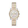 Thumbnail Image 1 of Michael Kors Mini Bryant Chronograph Dial Two Tone Stainless Steel Watch