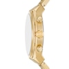 Thumbnail Image 3 of Michael Kors Men's Panorama Chronograph Gold Tone Stainless Steel Watch