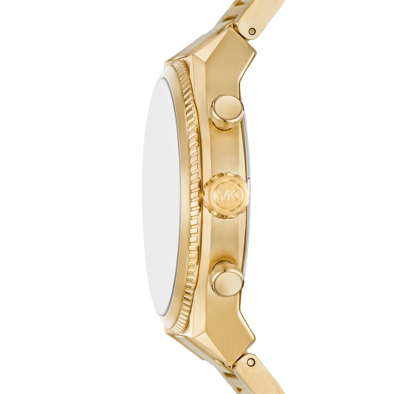 Main Image 3 of Michael Kors Men's Panorama Chronograph Gold Tone Stainless Steel Watch