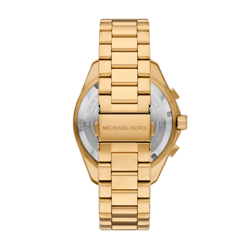 Main Image 2 of Michael Kors Men's Maritime Blue Chronograph Dial Gold Tone Stainless Steel Watch