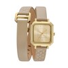 Thumbnail Image 1 of Armani Exchange Ladies' Gold Tone Brown Leather Bracelet Watch