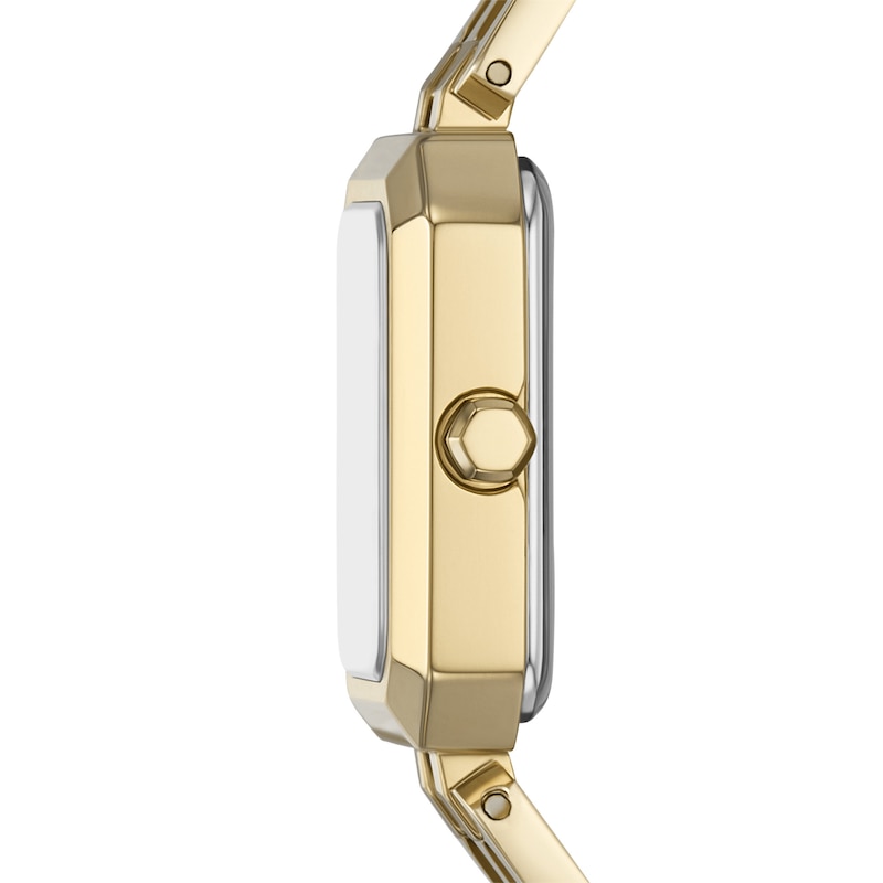 Main Image 3 of Armani Exchange Ladies' Rectangular Dial Gold Tone Stainless Steel Watch