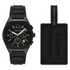 Thumbnail Image 1 of Armani Exchange Sync Men's Chronograph Black Tone Bracelet Watch & Branded Tag