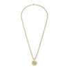 Thumbnail Image 2 of Armani Exchange Men's Gold Tone Heptagon Pendant Necklace
