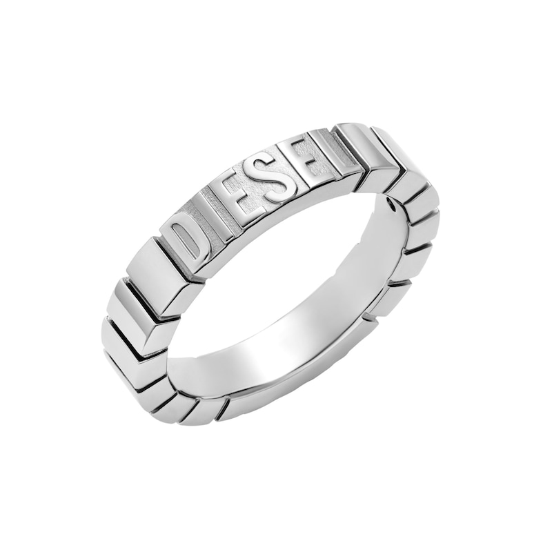 Main Image 1 of Diesel Men's Stainless Steel Band Ring - Size T