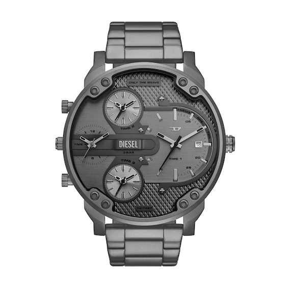 Diesel Men's Mr. Daddy Slim Gunmetal Stainless Steel Watch