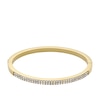 Thumbnail Image 1 of Fossil Ladies' Ellis Pavé Glitz Gold Tone Stainless Steel Bangle Bracelet