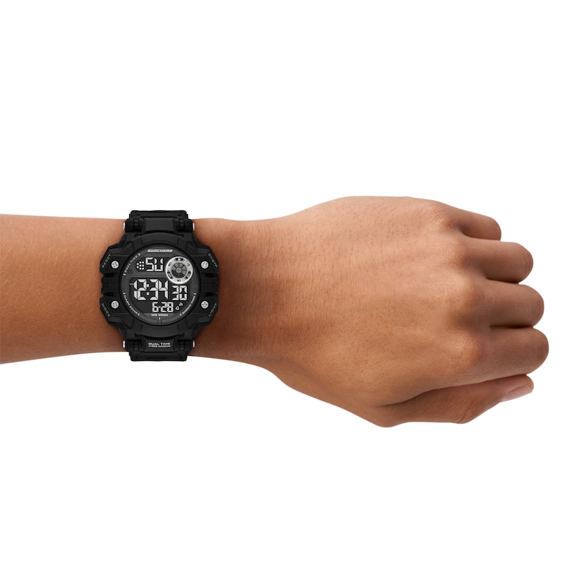 Main Image 4 of Skechers Men's Allenford Digital Black Polycarbonate Watch