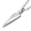 Thumbnail Image 2 of Men's Sterling Silver Arrow Pendant Necklace