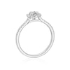 Thumbnail Image 3 of 9ct White Gold 0.25ct Diamond Flower Cluster Ring
