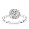 Thumbnail Image 1 of 9ct White Gold 0.25ct Diamond Cluster Ring