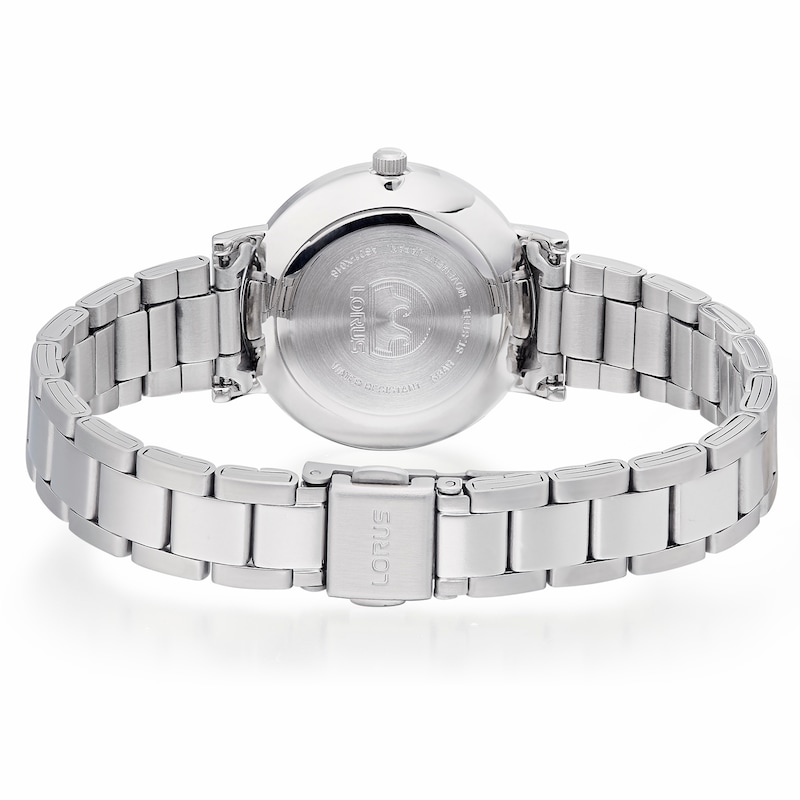 Main Image 4 of Lorus Solar Ladies' White Dial Stainless Bracelet Watch