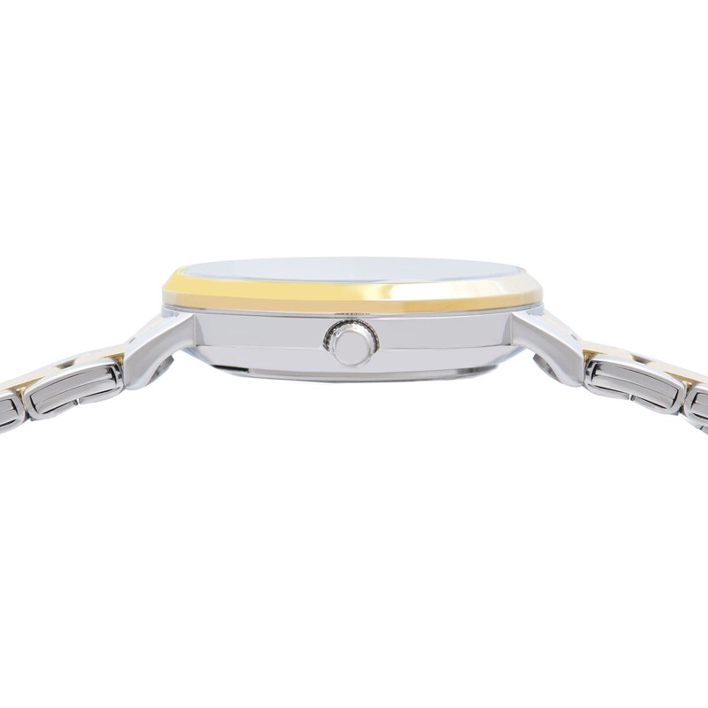 Main Image 3 of Lorus Solar Ladies' White Dial Two Tone Stainless Bracelet Watch