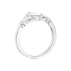 Thumbnail Image 3 of Sterling Silver Rhodium Plated Small Claddagh Ring