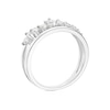 Thumbnail Image 3 of Sterling Silver Rhodium Plated Cubic Zirconia Double Band Ring