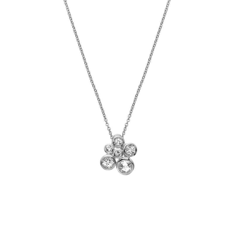 Main Image 1 of Hot Diamonds Sterling Silver Tender Cluster Pendant Necklace