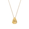 Thumbnail Image 1 of Hot Diamonds X Gold Edit Paris 18ct Gold Plated Shell Pendant Necklace