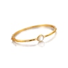 Thumbnail Image 1 of Hot Diamonds X Gold Edit Calm 18ct Gold Plated Mother Of Pearl Bangle