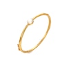 Thumbnail Image 2 of Hot Diamonds X Gold Edit Calm 18ct Gold Plated Mother Of Pearl Bangle