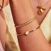 Thumbnail Image 3 of Hot Diamonds X Gold Edit Calm 18ct Gold Plated Mother Of Pearl Bangle